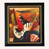 Musical Acrylic Hand Painting