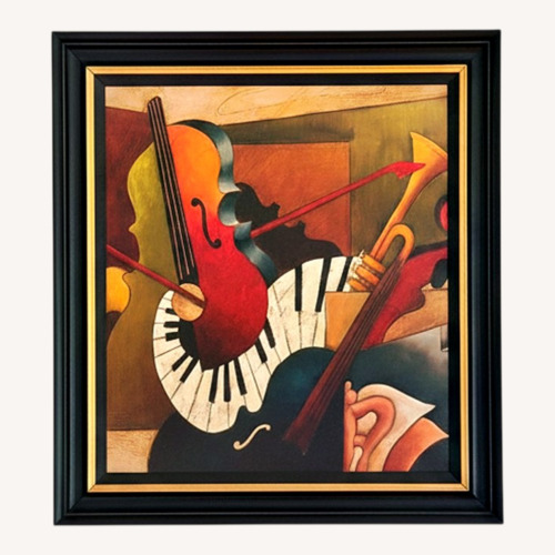 Used Musical Acrylic Hand Painting for sale on AptDeco