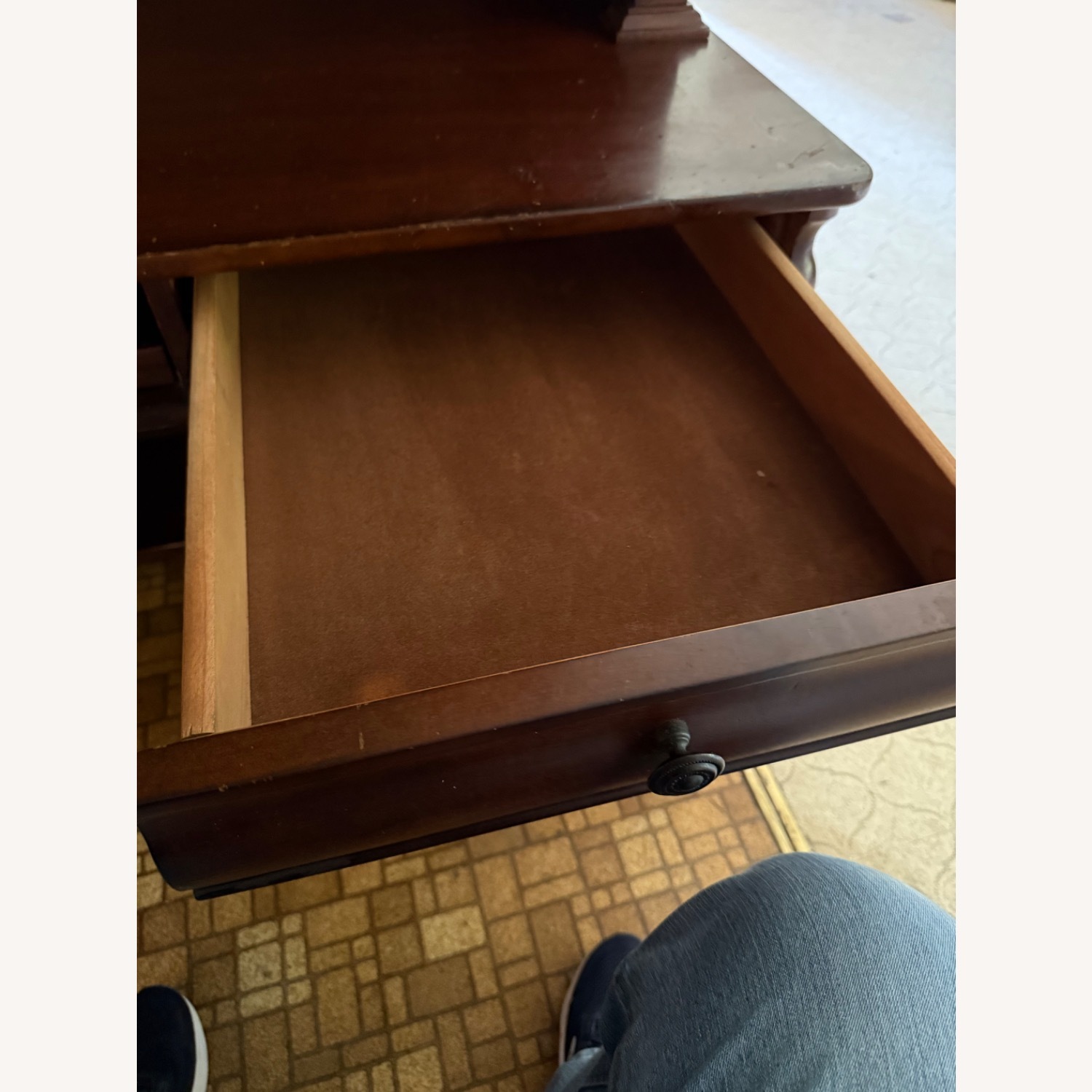 Bassett Dark Brown Wood Wall Unit - image-10