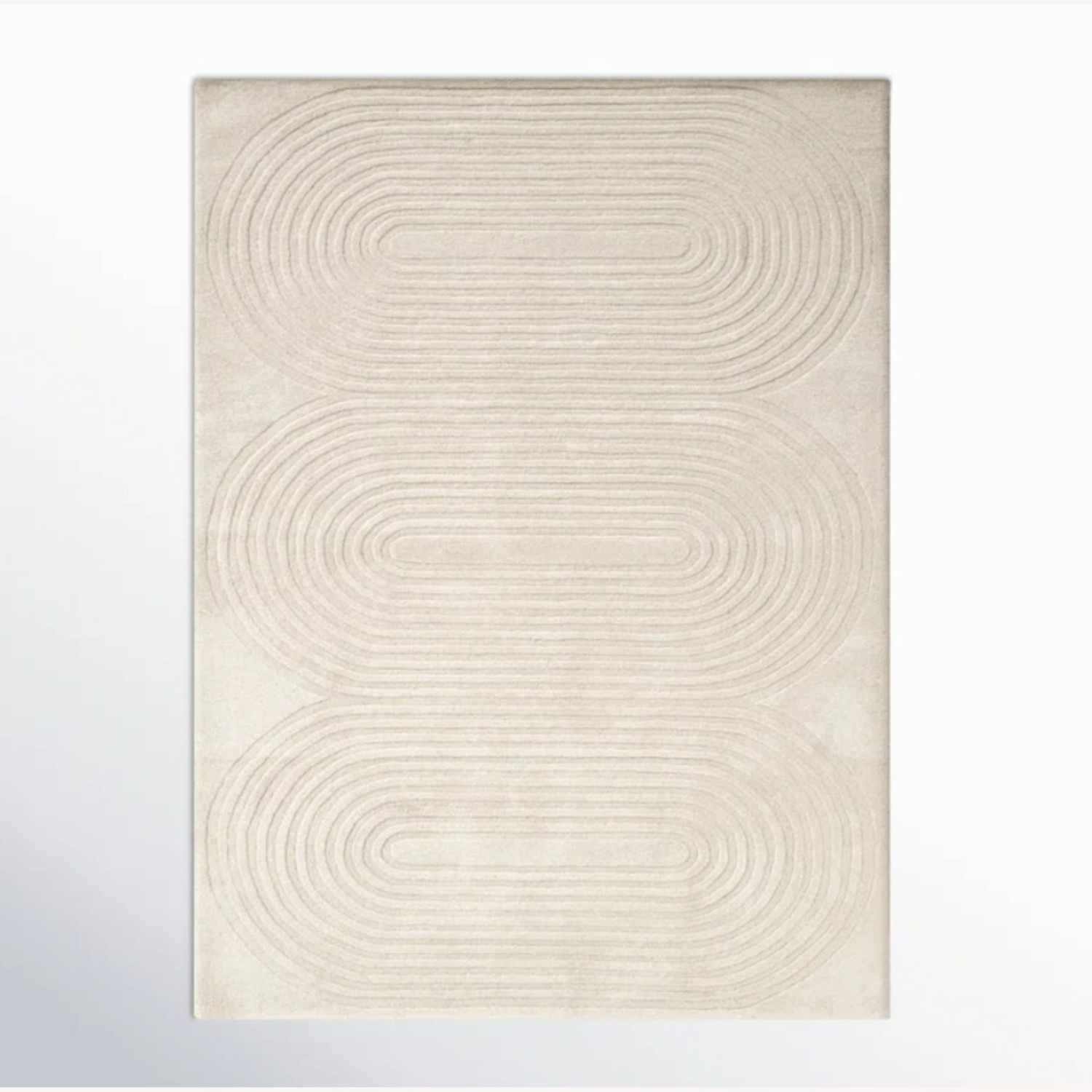 Tillie Hand Tufted Wool Ivory Rug 8' x 10' - image-1