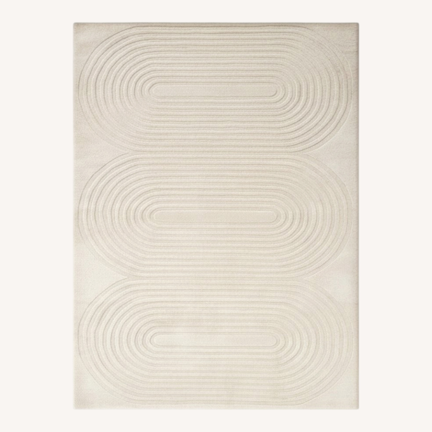 Tillie Hand Tufted Wool Ivory Rug 8' x 10' - image-0