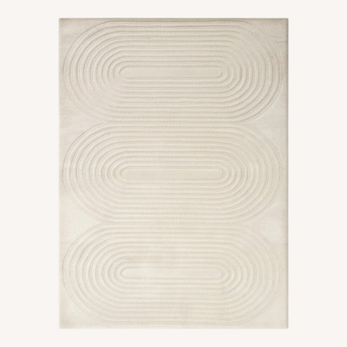 Used Tillie Hand Tufted Wool Ivory Rug 8' x 10'  for sale on AptDeco