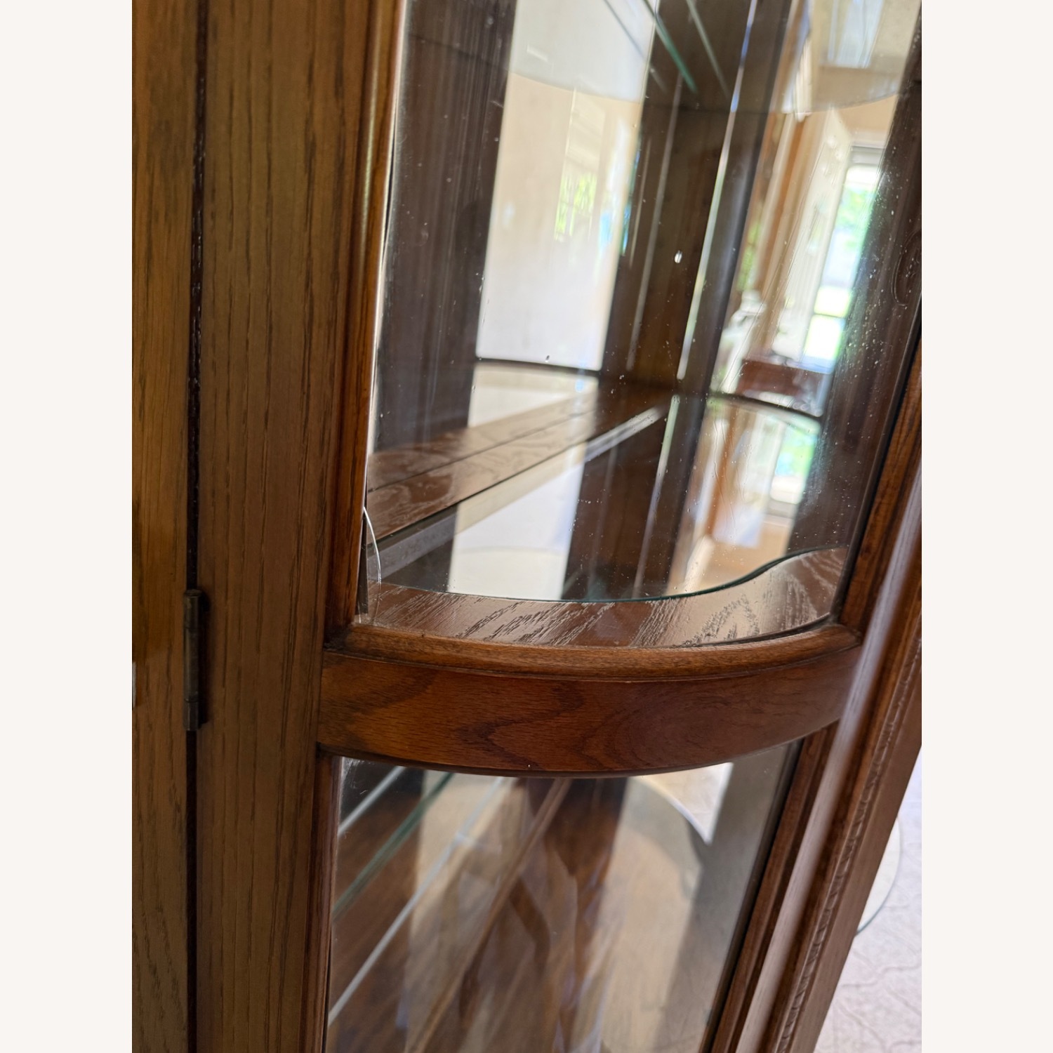 Bassett Empire Style Natural Wood Wall Unit - image-9