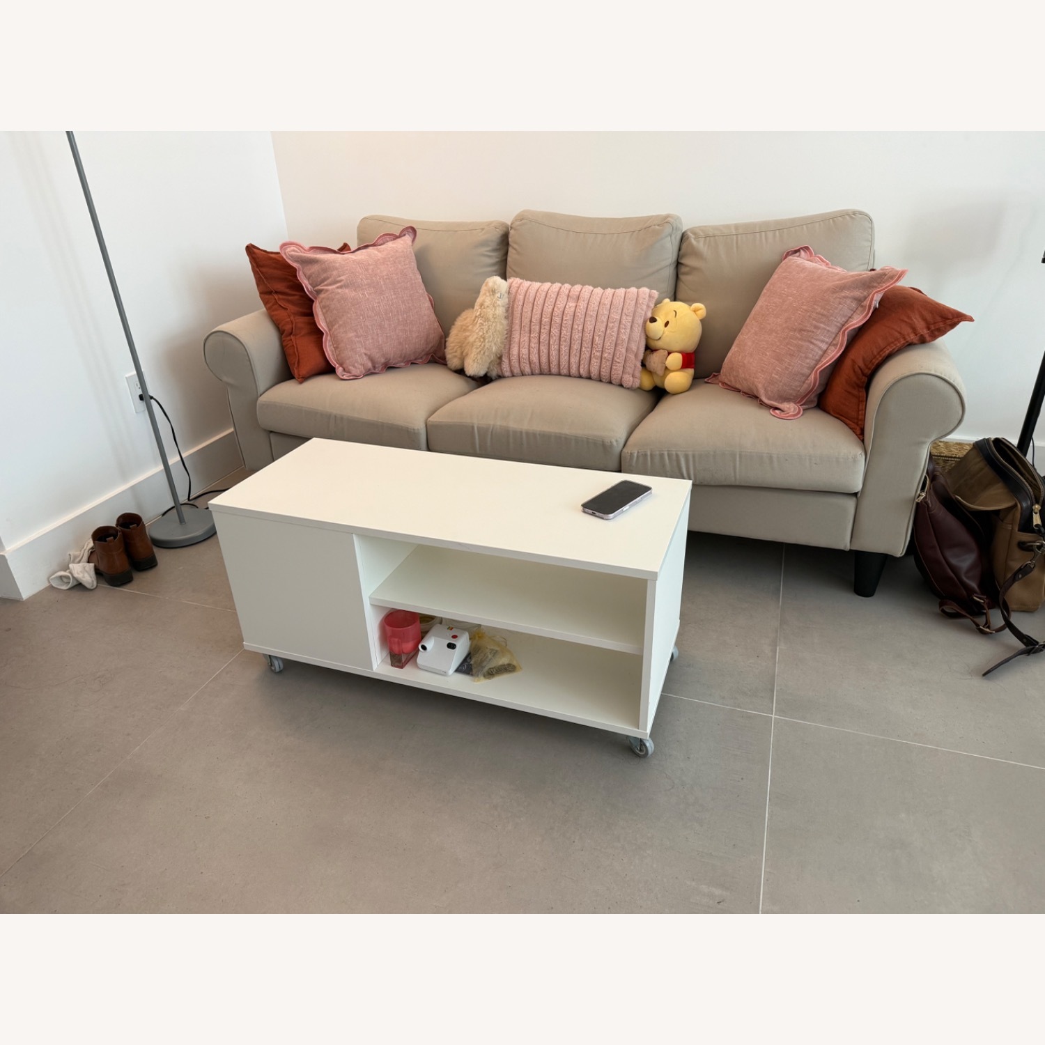 IKEA GAMMALBYN Light Brown Fabric 3+ Seater Sofa - image-2