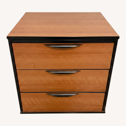 Used Mcm Natural Wood Veneer Nightstand for sale on AptDeco