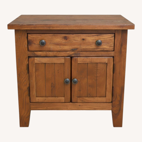 Used Broyhill Rustic Nightstand for sale on AptDeco