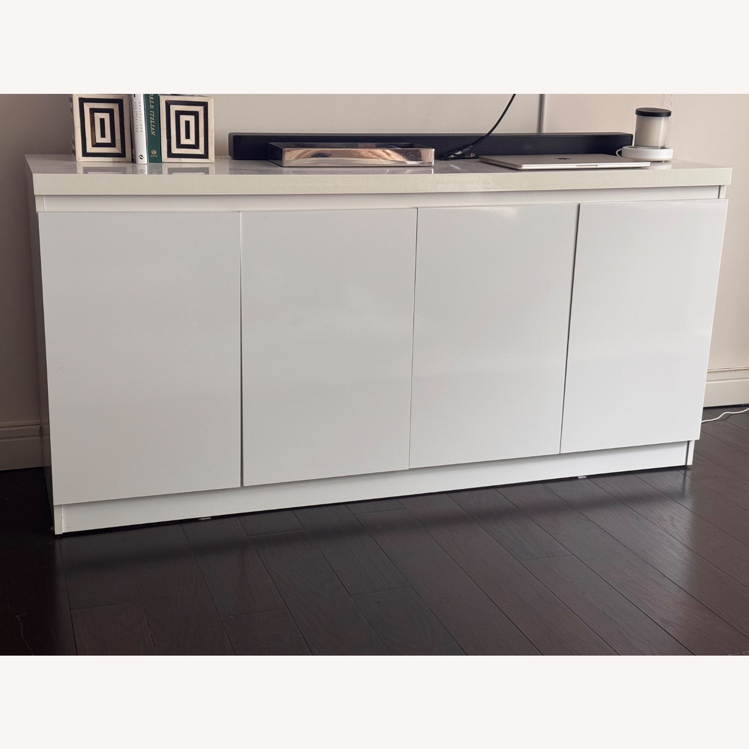 Griffin Modern 62" Sideboard in White - image-2