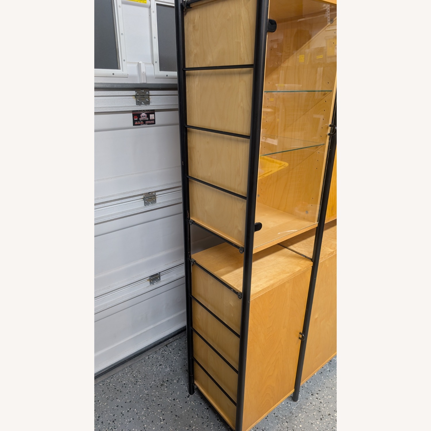 1980's IKEA Niklas Natural Wood Media Storage - image-8