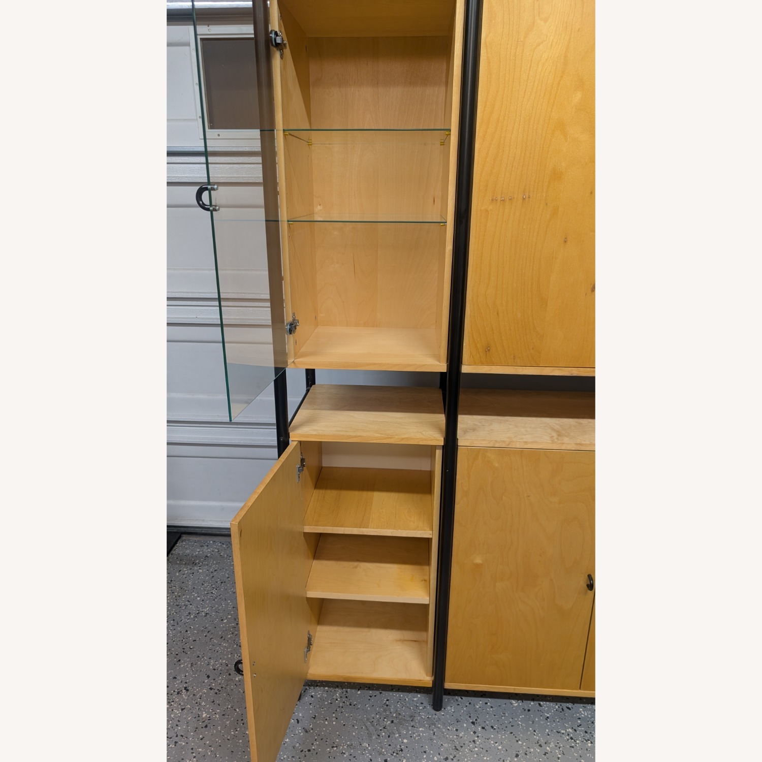 1980's IKEA Niklas Natural Wood Media Storage - image-5