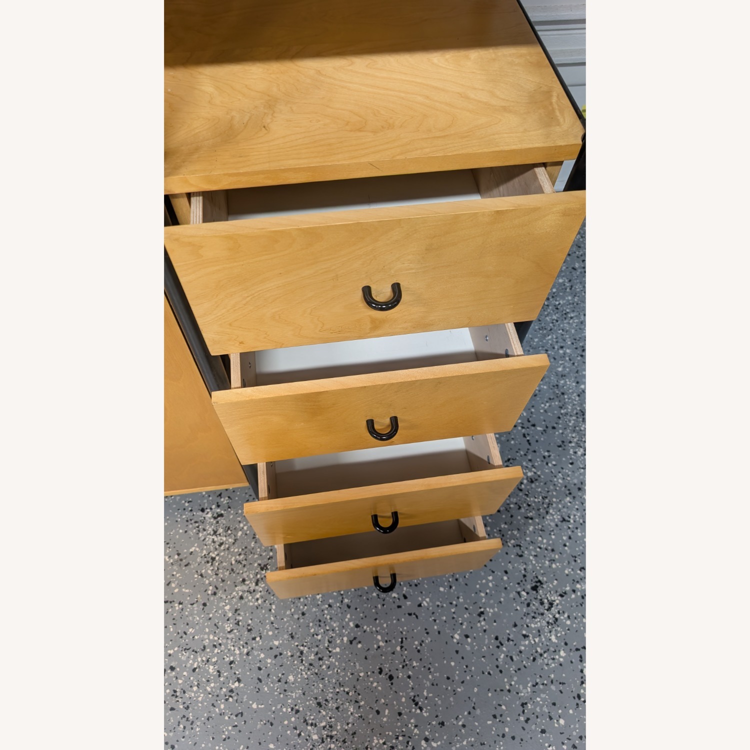 1980's IKEA Niklas Natural Wood Media Storage - image-6