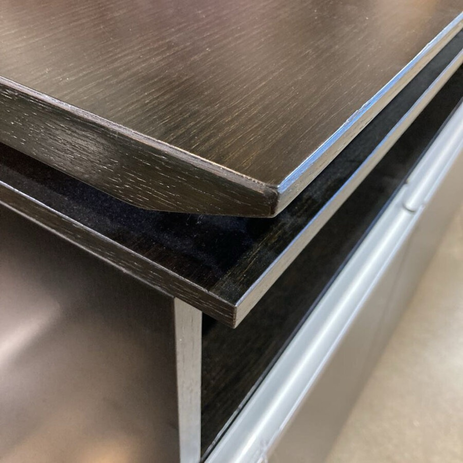 Knoll Modern 3 Cabinet Lockable Credenza Buffet  - image-7
