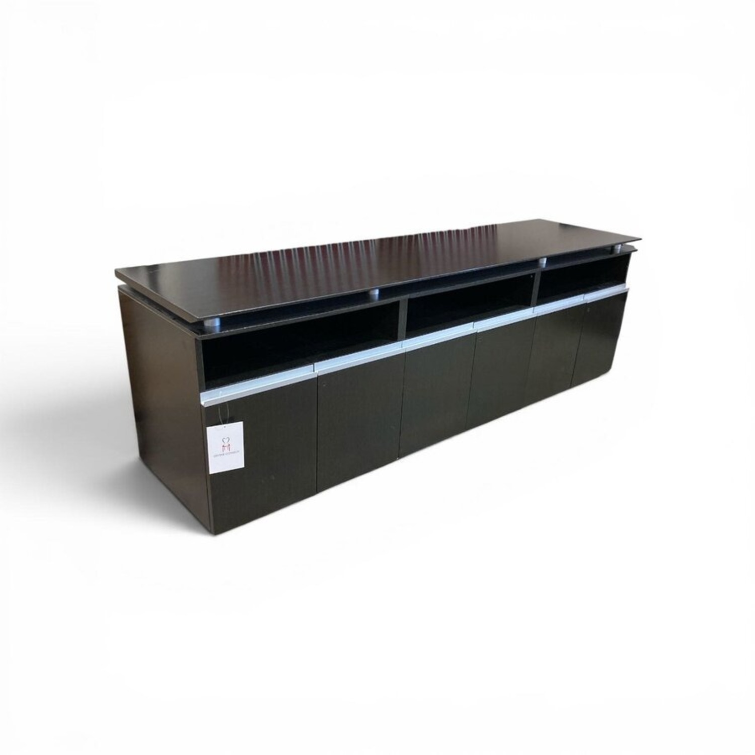 Knoll Modern 3 Cabinet Lockable Credenza Buffet  - image-1
