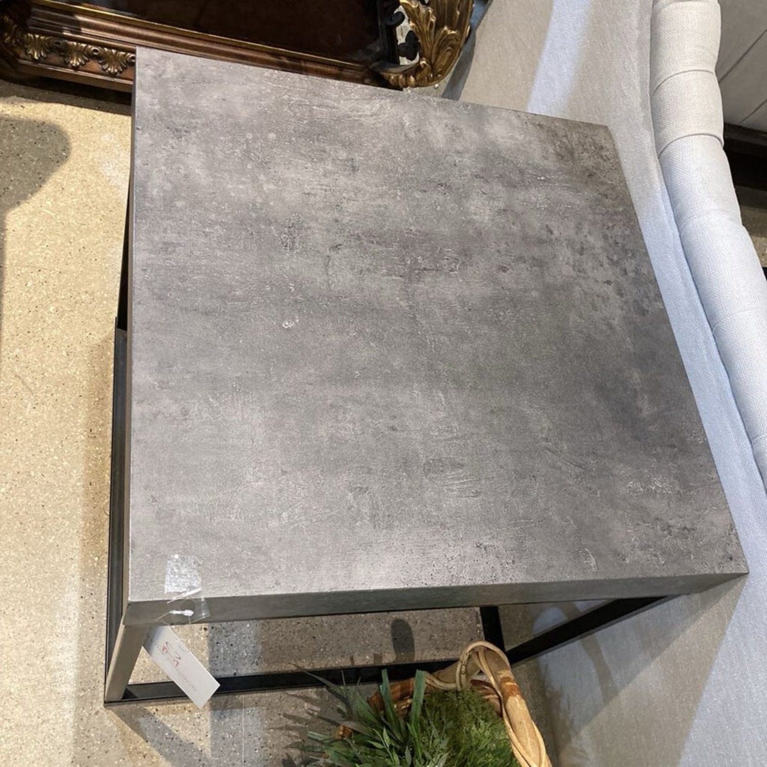 Petra Square Concrete Side Table - image-4