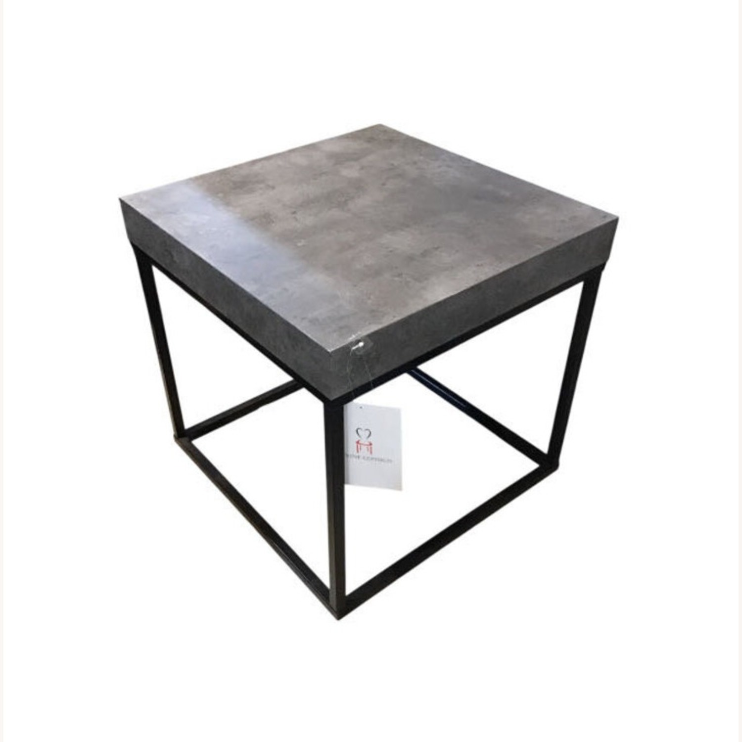 Petra Square Concrete Side Table - image-1