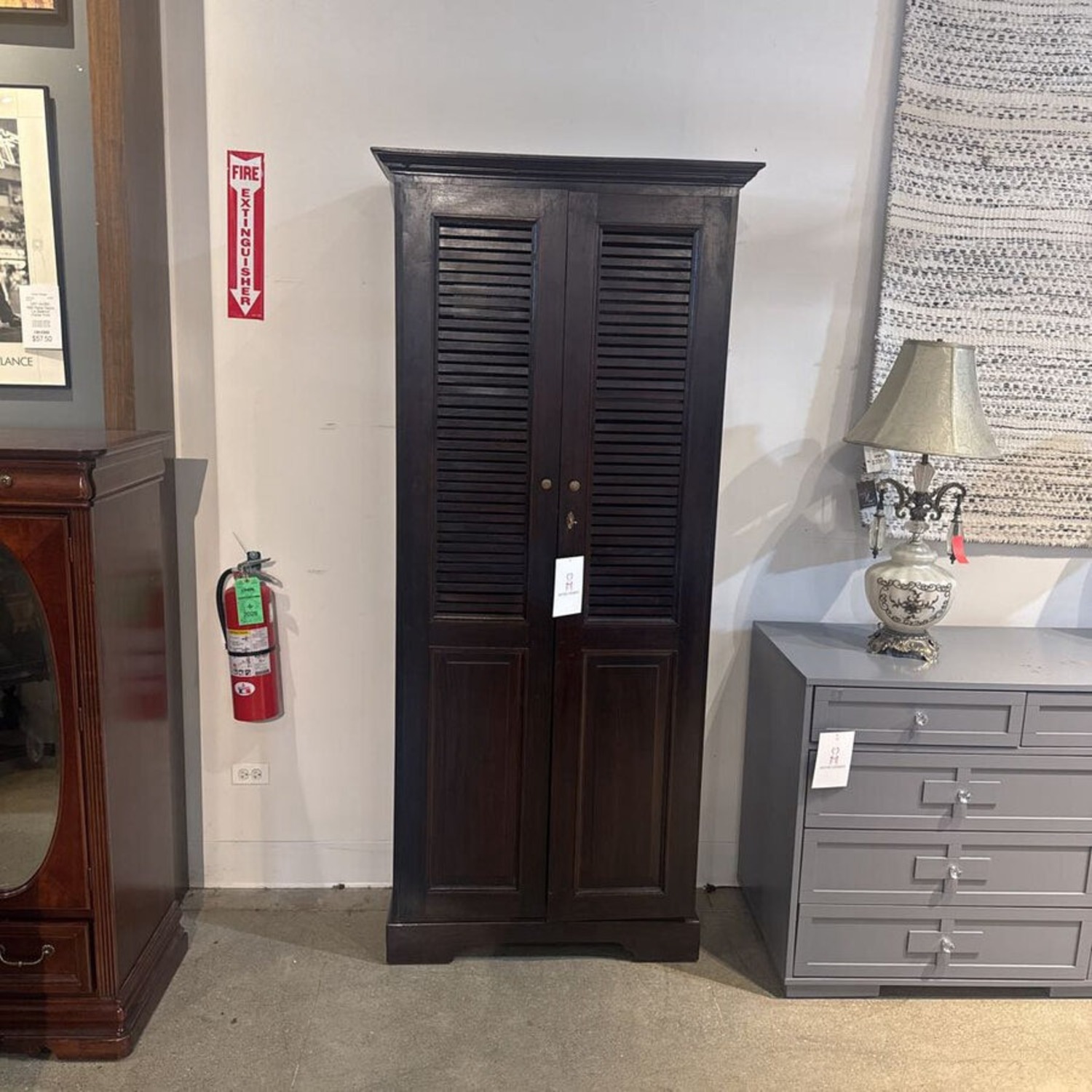 Nadeau Double Door Storage Armoire Cabinet - image-1