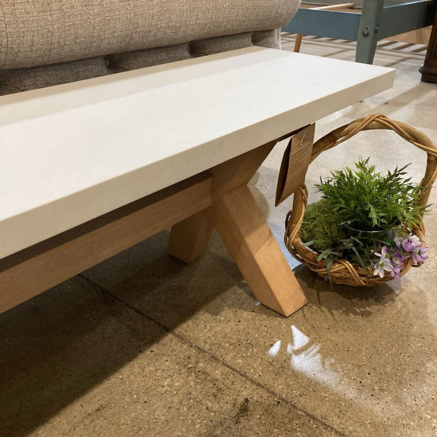 Composite & Eucalyptus Bench Outdoor - image-4