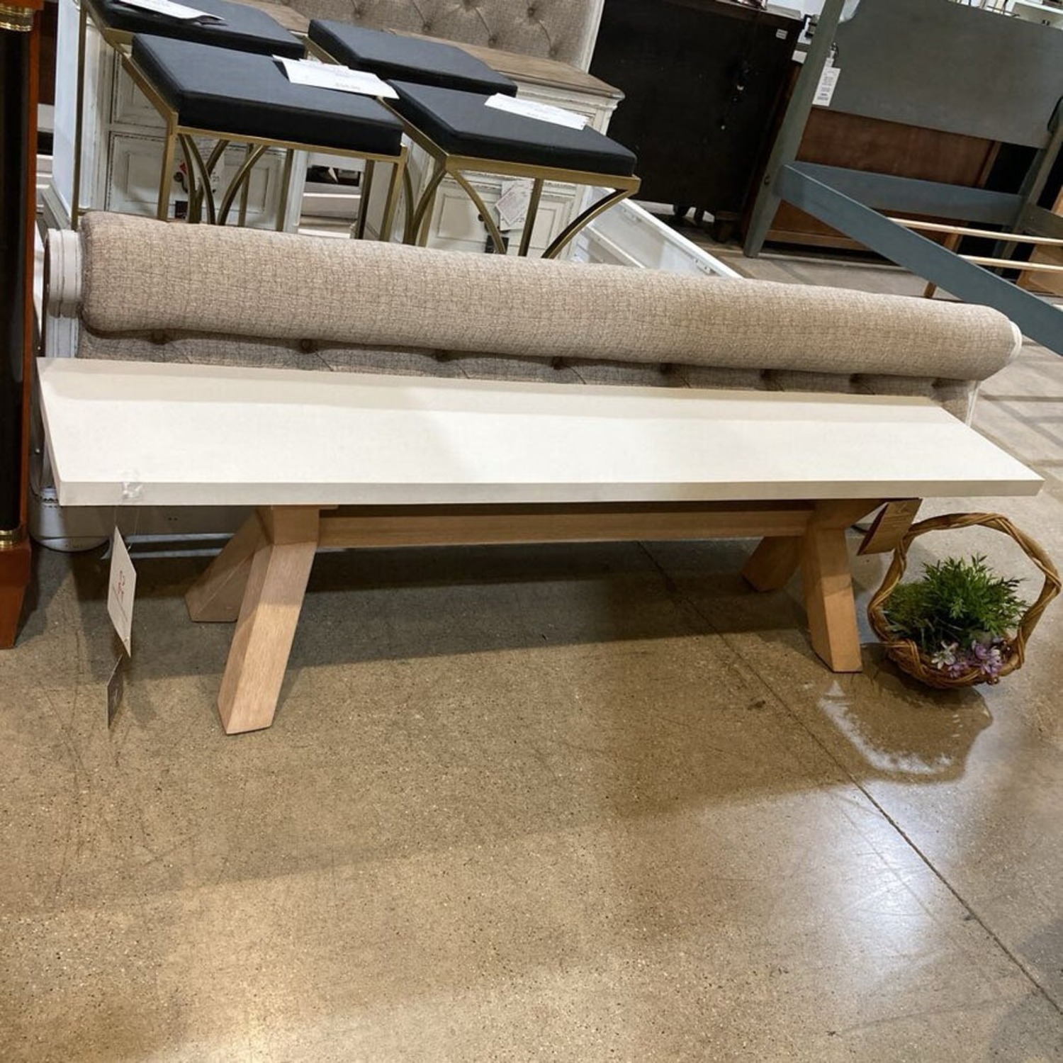 Composite & Eucalyptus Bench Outdoor - image-3