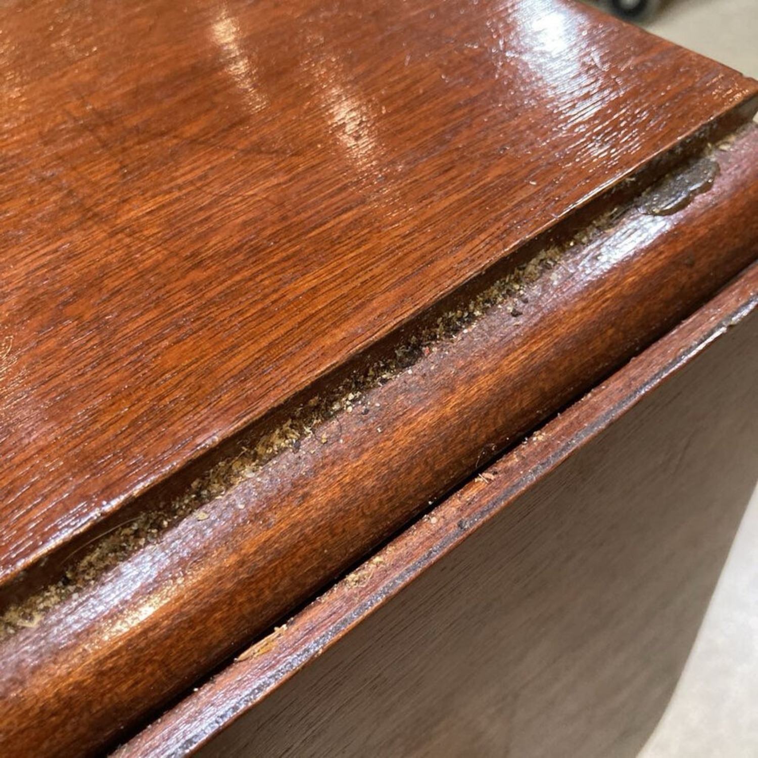 Wood Drop Leaf W Duncan Style Legs Side Table - image-9
