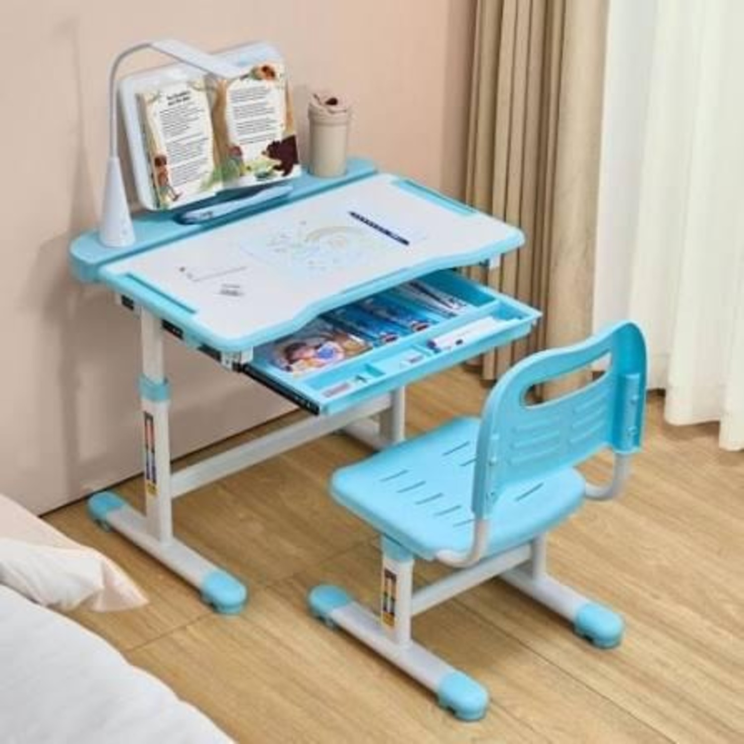Kids Desk With Adjustable Height - image-2