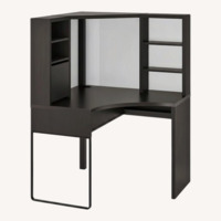 IKEA Micke Black Corner Desk