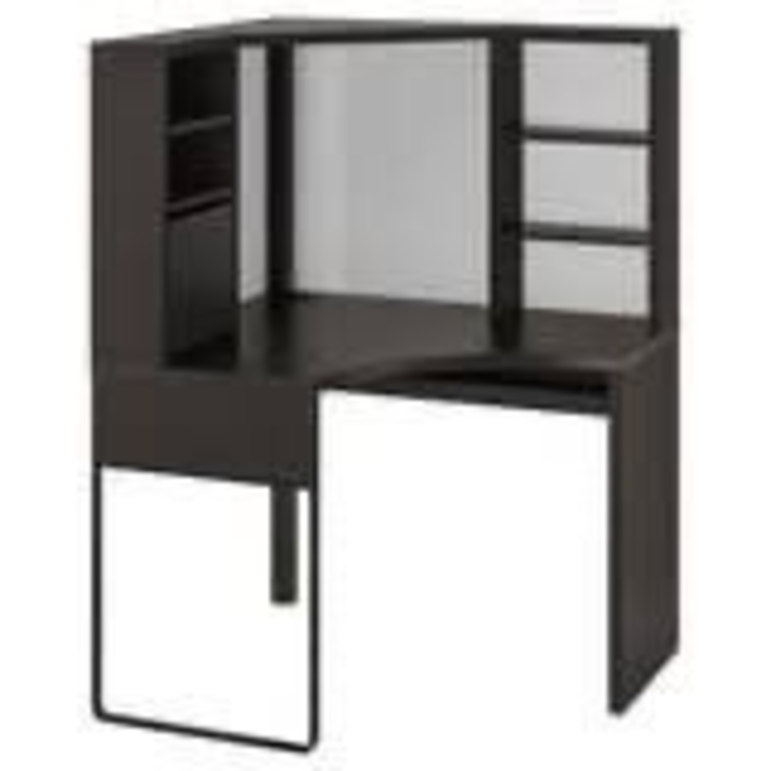 IKEA Micke Black Corner Desk - image-3