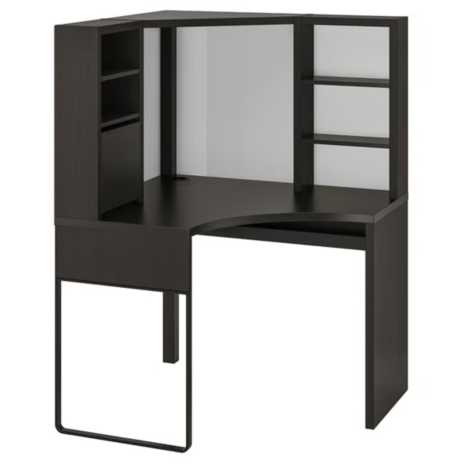 IKEA Micke Black Corner Desk - image-4