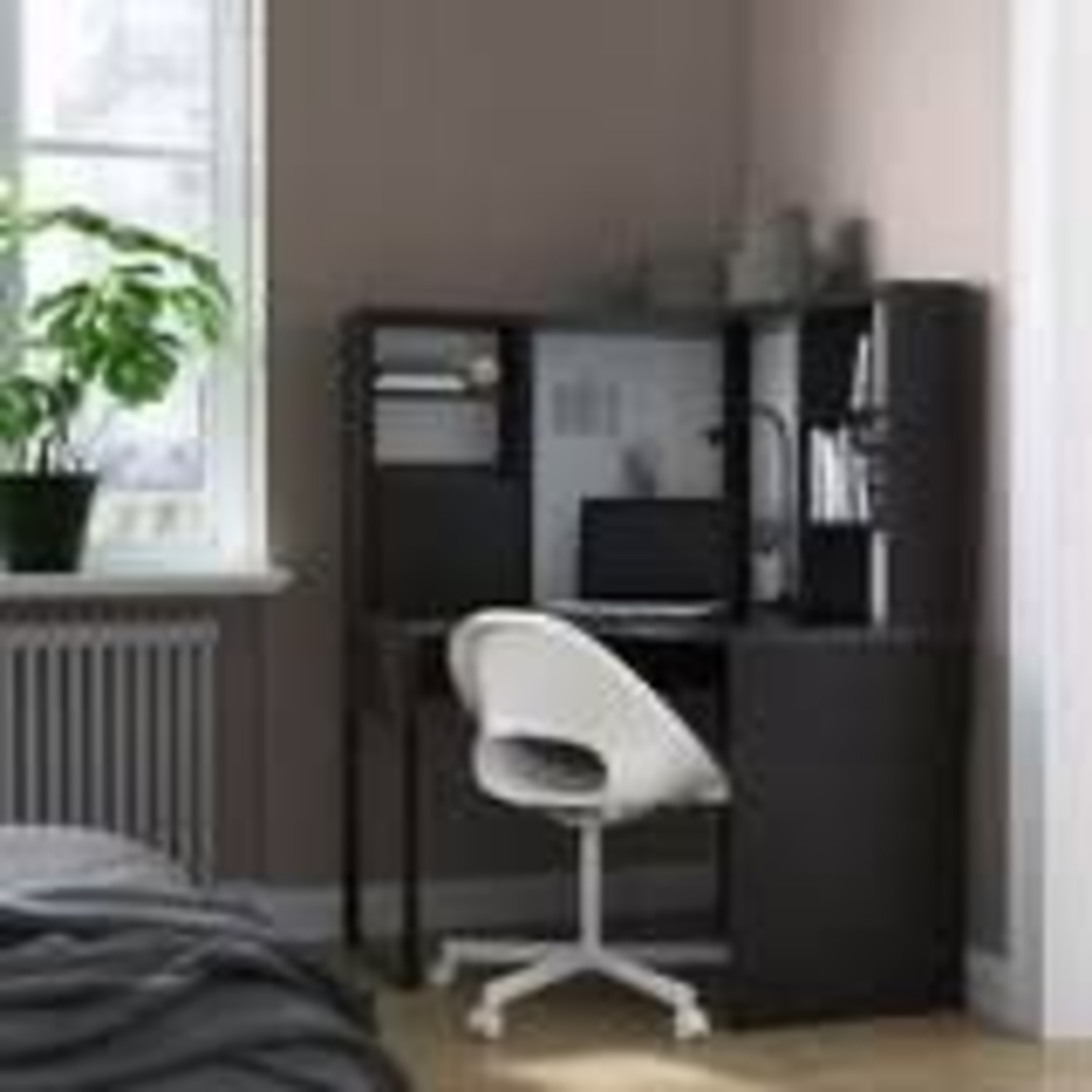 IKEA Micke Black Corner Desk - image-2