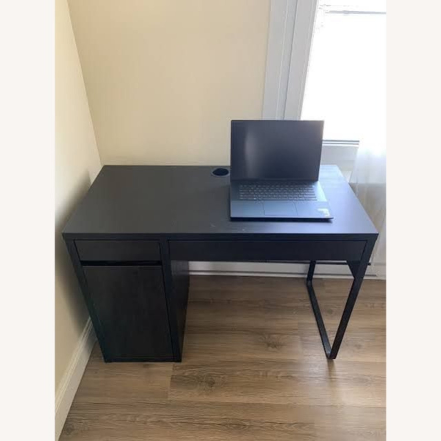 IKEA Micke Black Desk - image-1