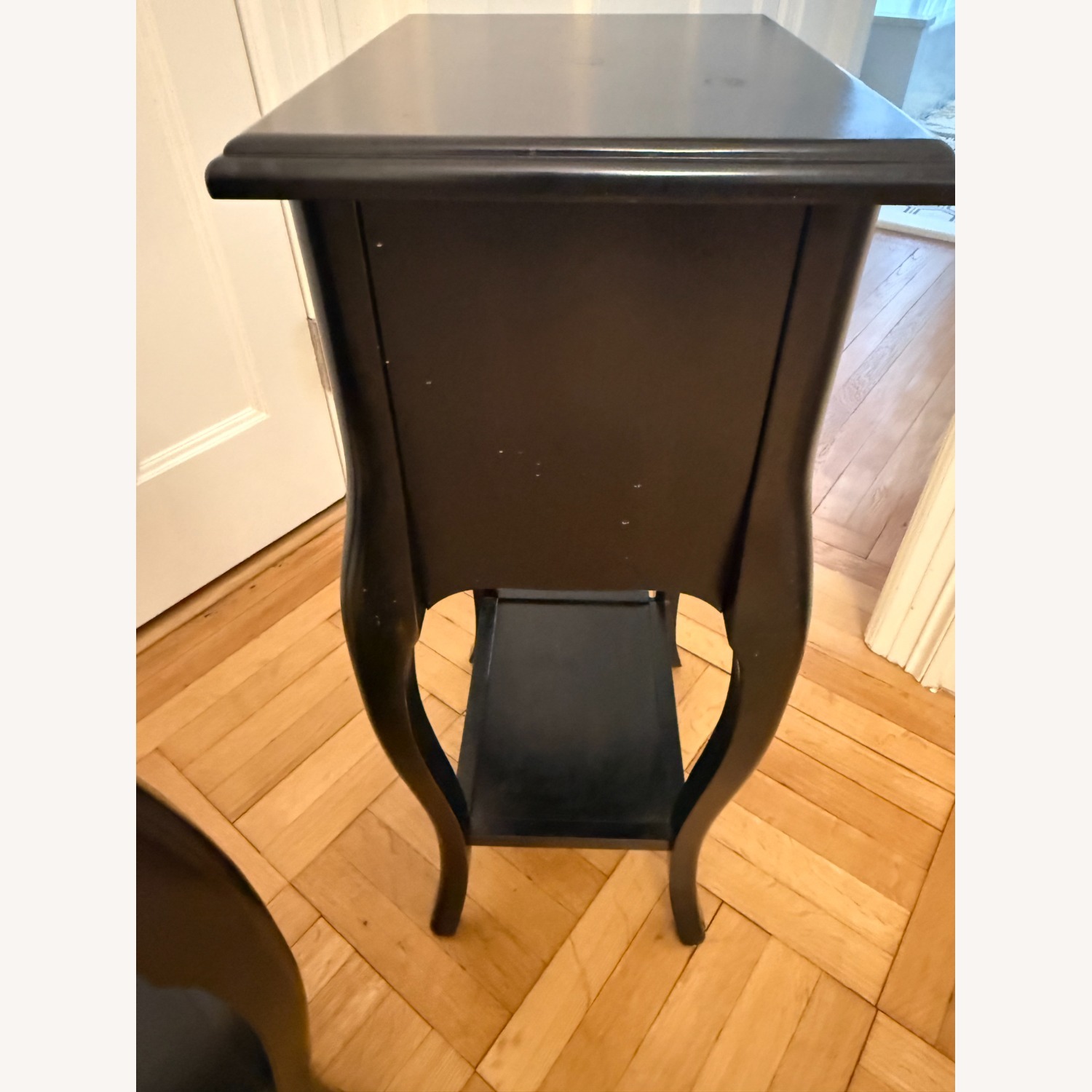 Pier 1 Imports Dark Brown Wood Nightstands - image-2