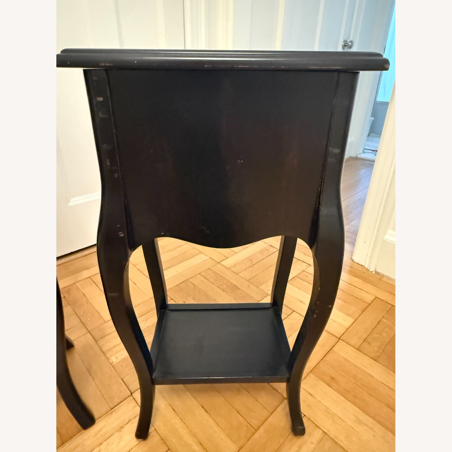 Pier 1 Imports Dark Brown Wood Nightstands - image-11