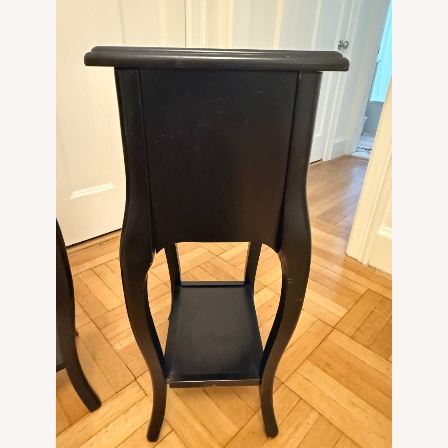 Pier 1 Imports Dark Brown Wood Nightstands - image-6