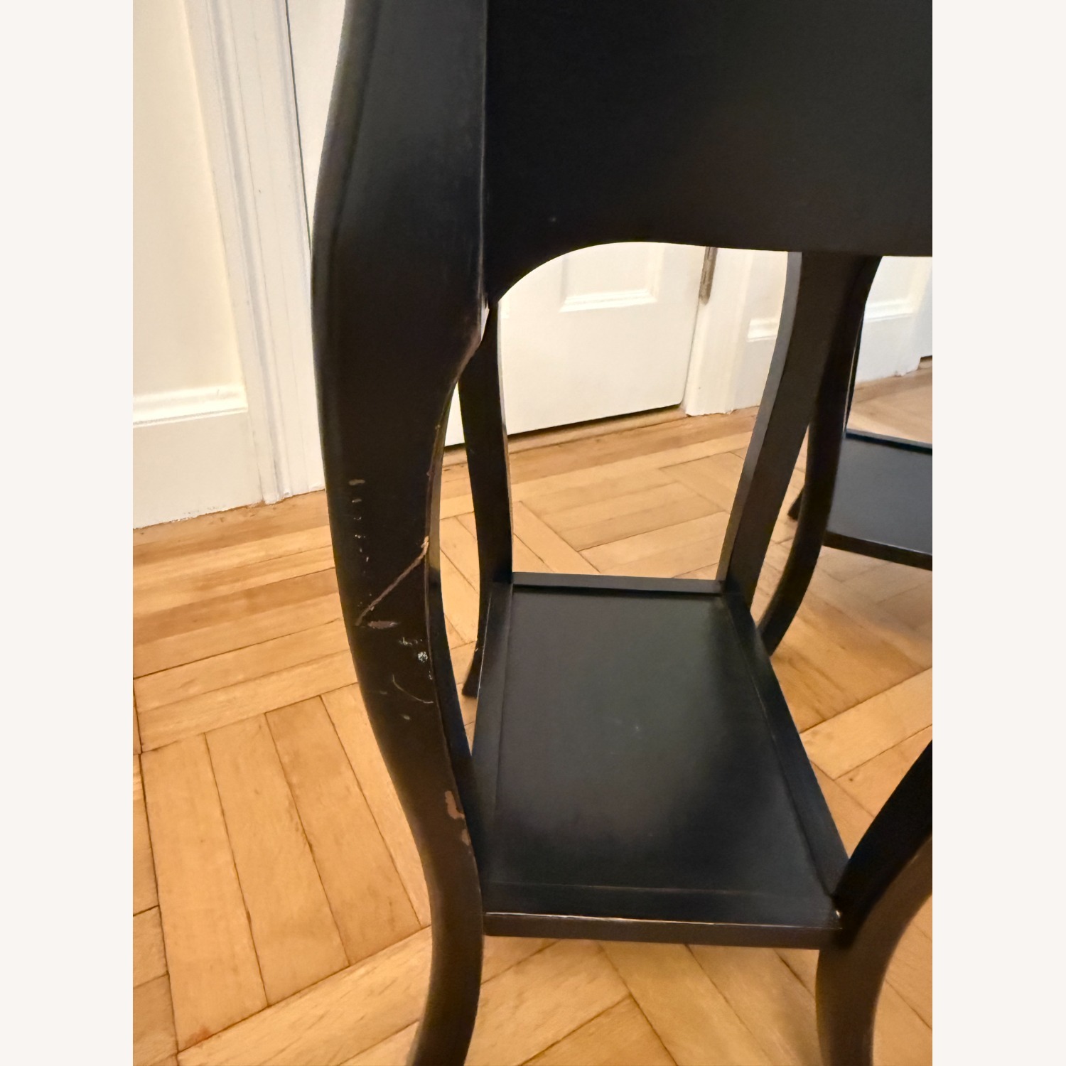 Pier 1 Imports Dark Brown Wood Nightstands - image-7