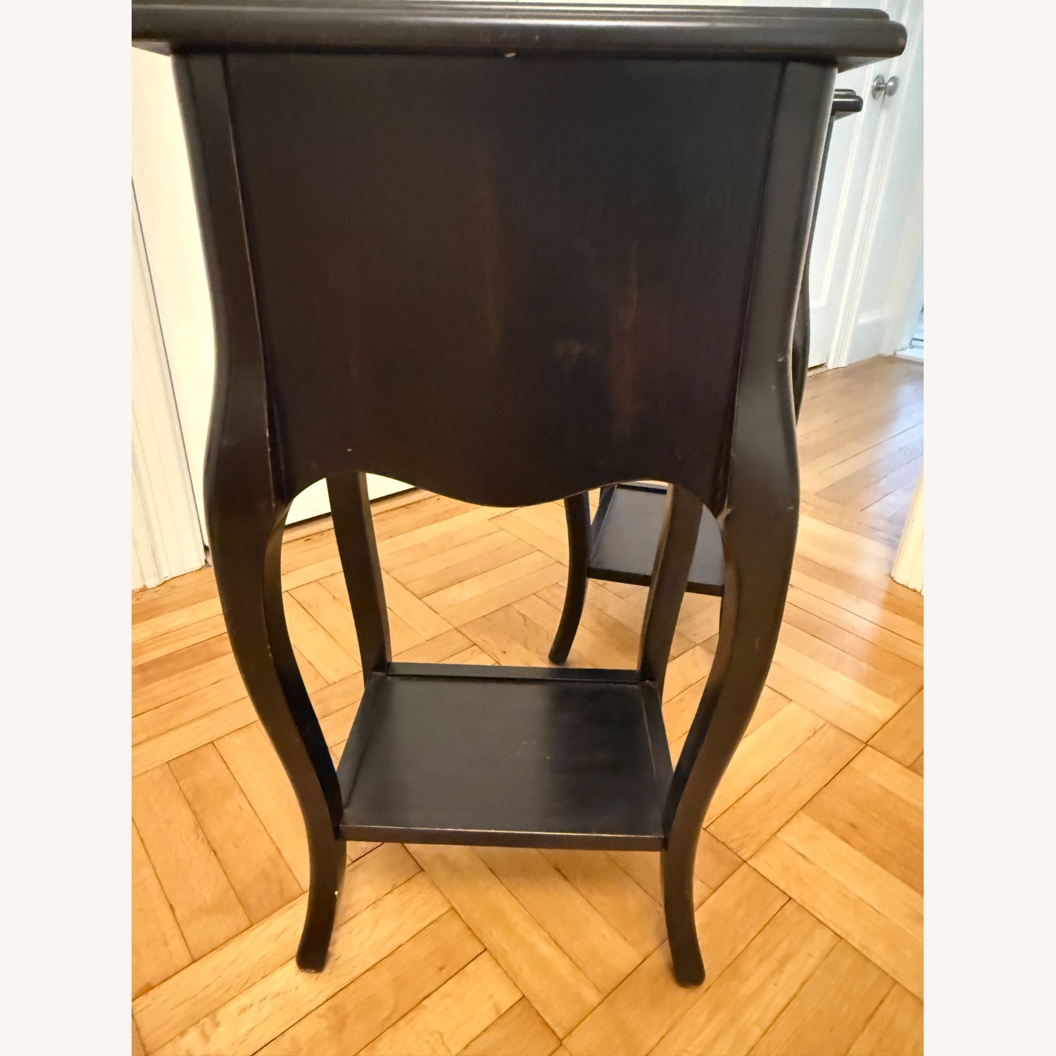 Pier 1 Imports Dark Brown Wood Nightstands - image-8
