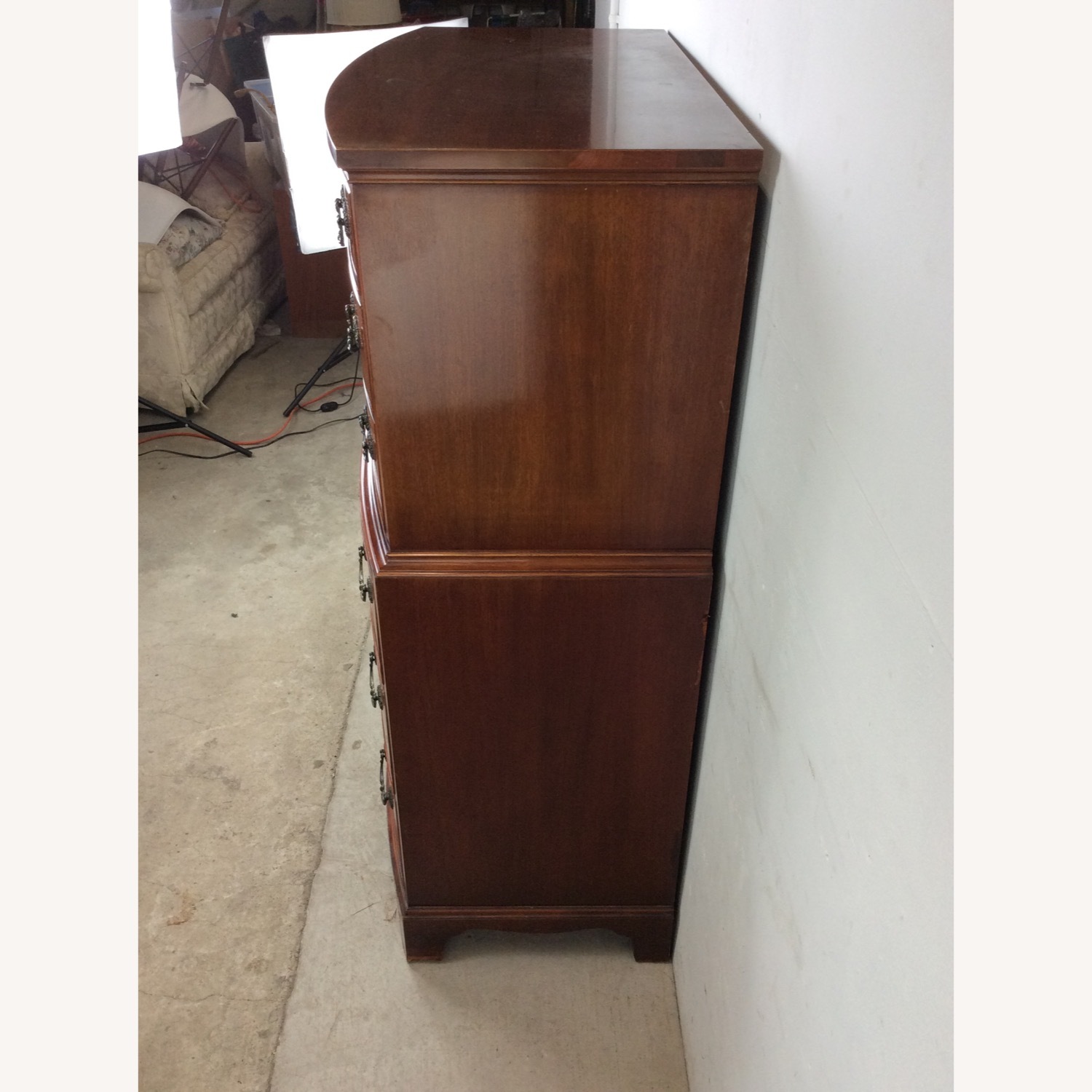 Mid Century Georgian Style Highboy Dresser - image-4
