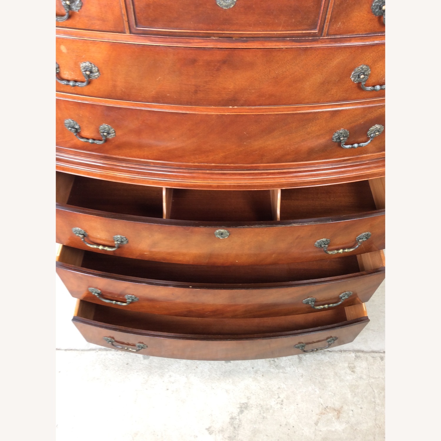 Mid Century Georgian Style Highboy Dresser - image-16