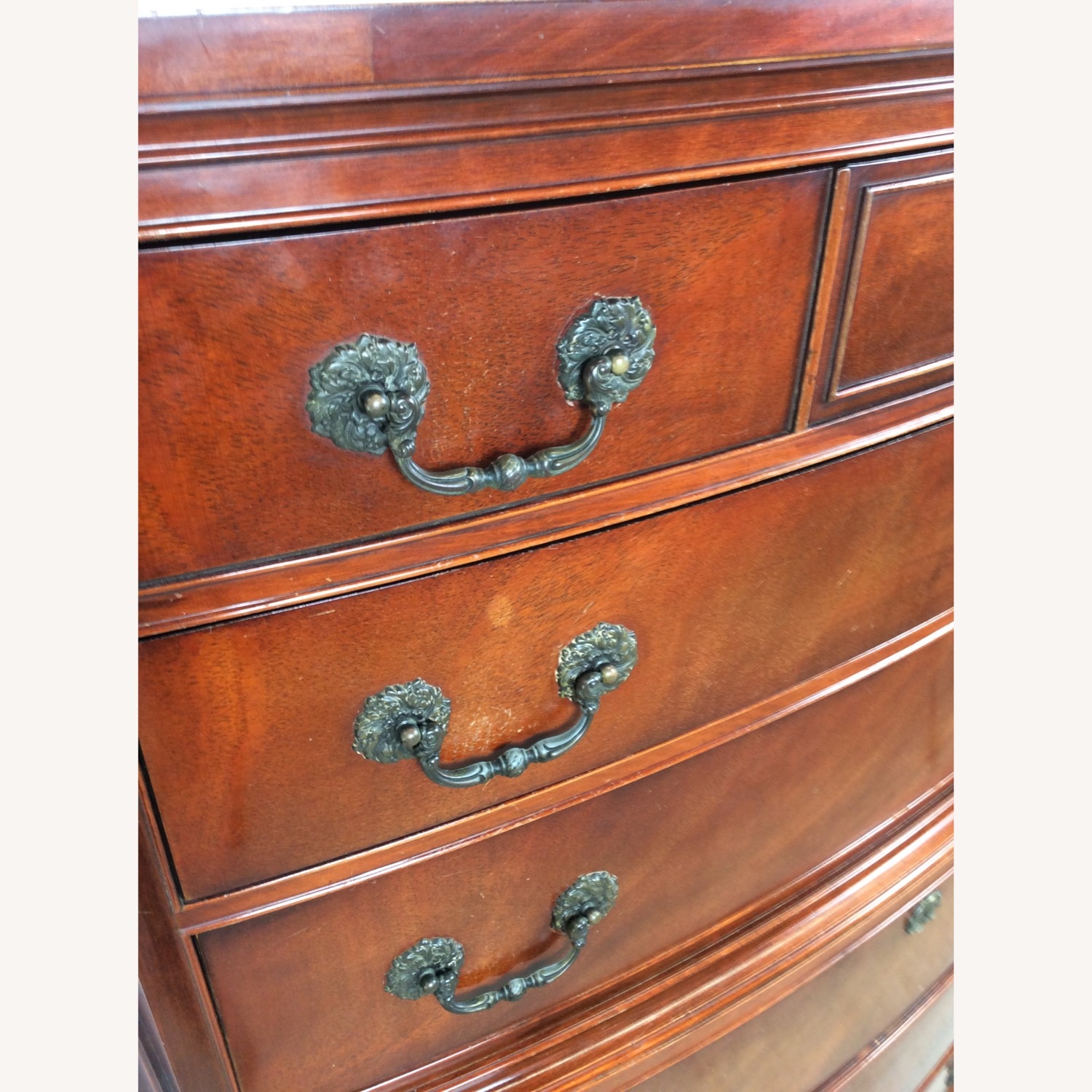 Mid Century Georgian Style Highboy Dresser - image-8