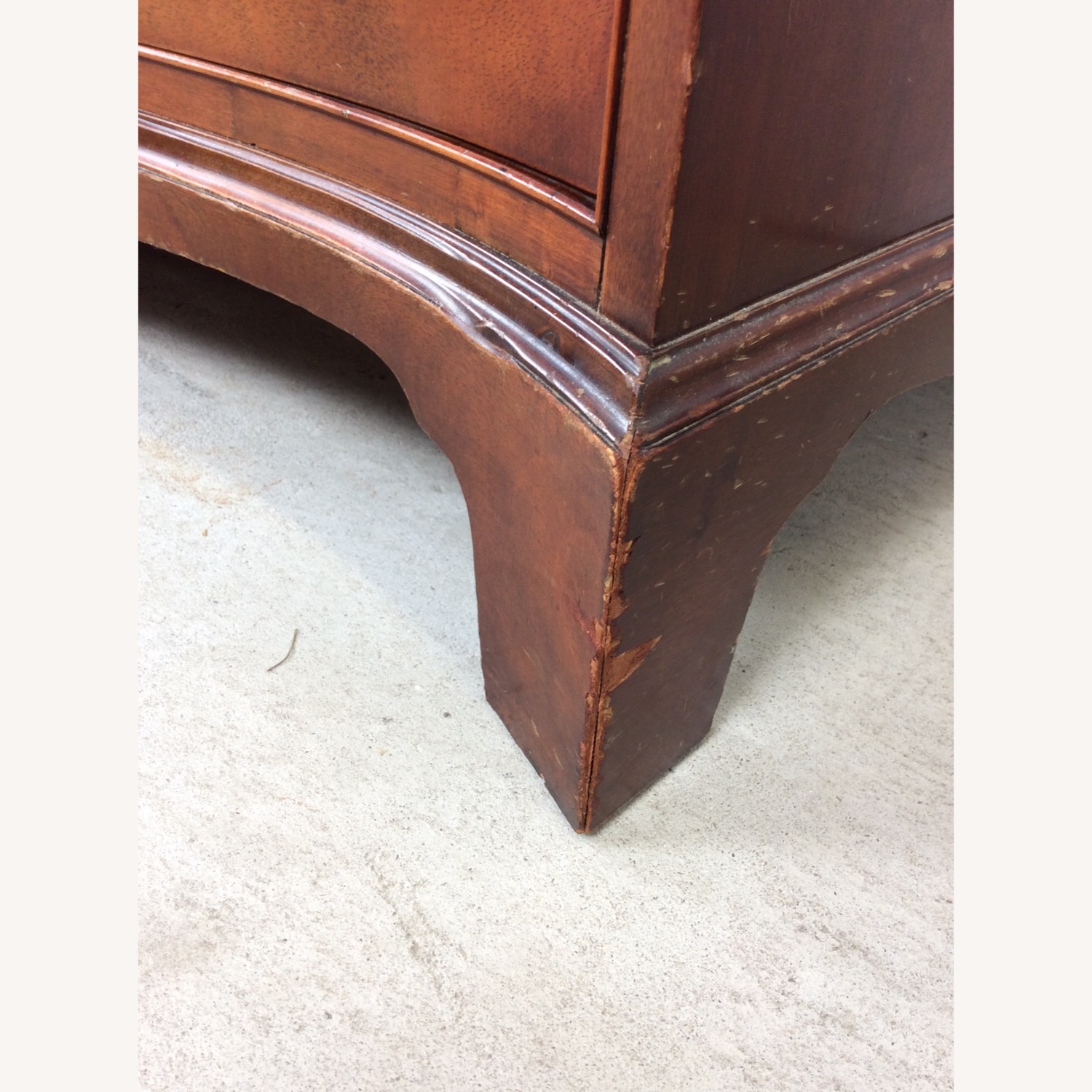 Mid Century Georgian Style Lowboy with Bowfront - image-19
