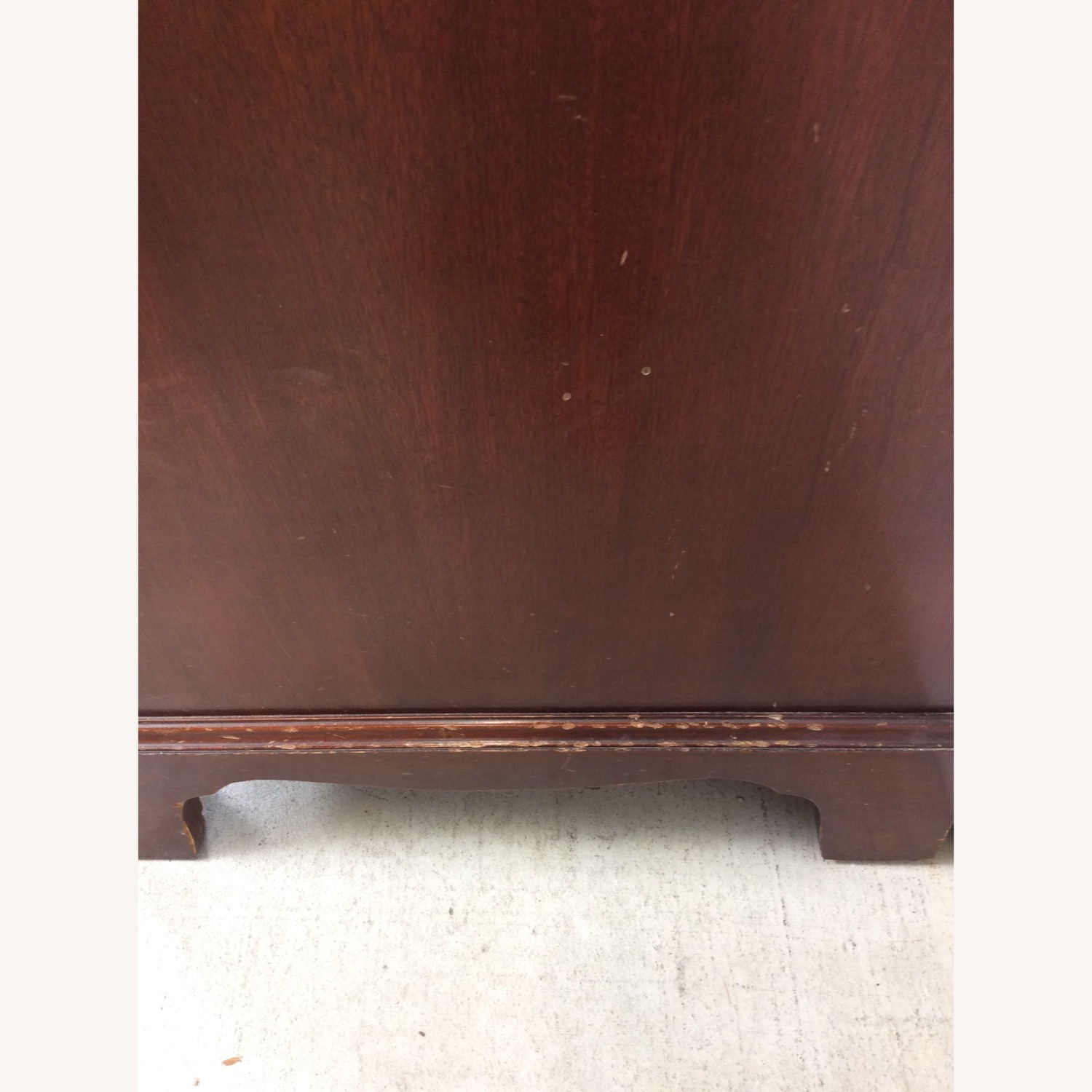 Mid Century Georgian Style Lowboy with Bowfront - image-15