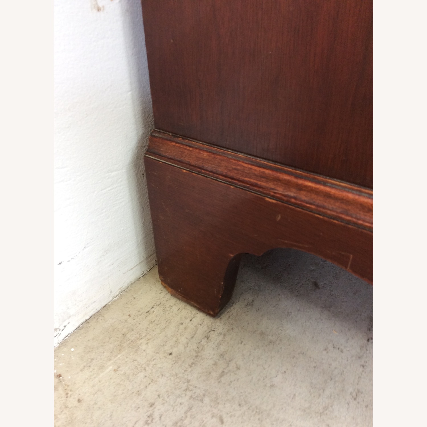 Mid Century Georgian Style Lowboy with Bowfront - image-18