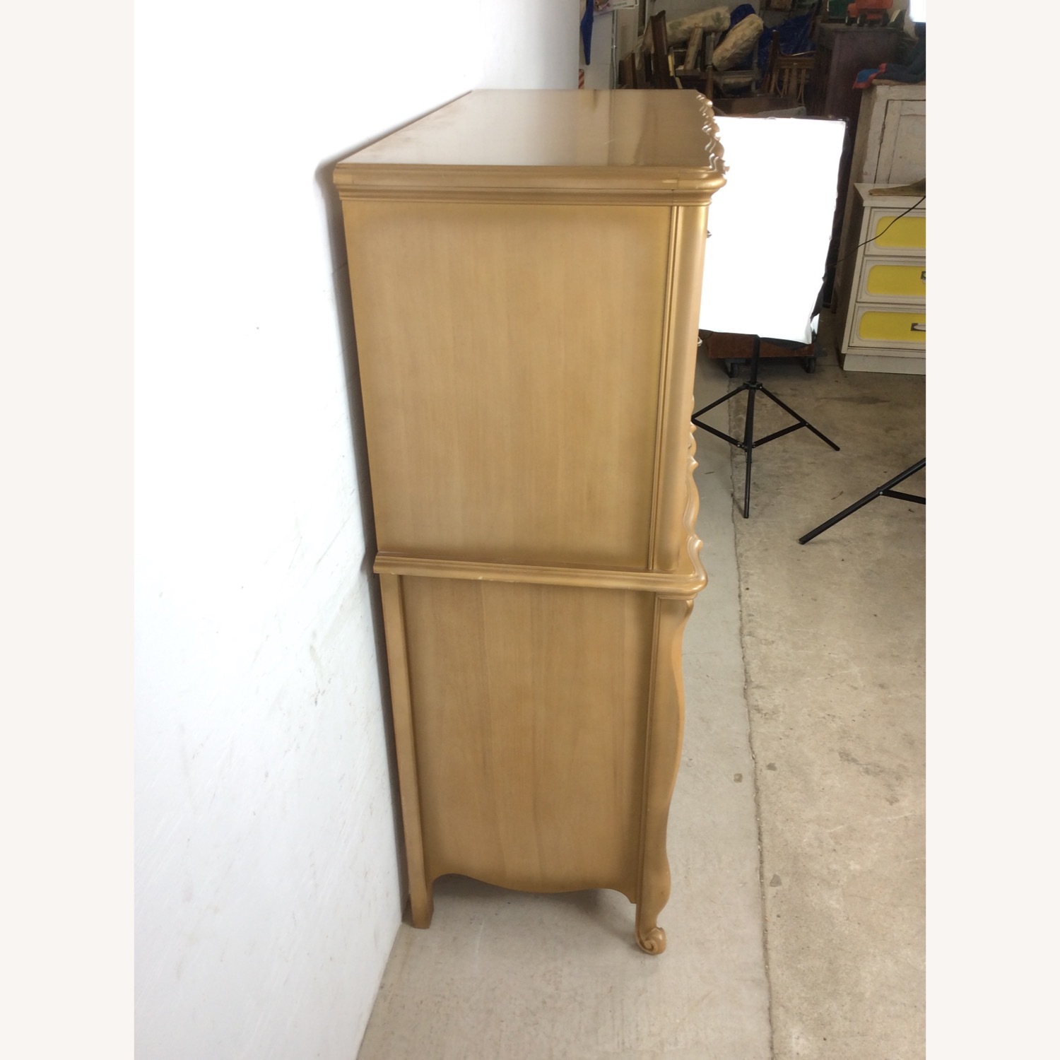 Mid Century French Provincial Highboy - image-21
