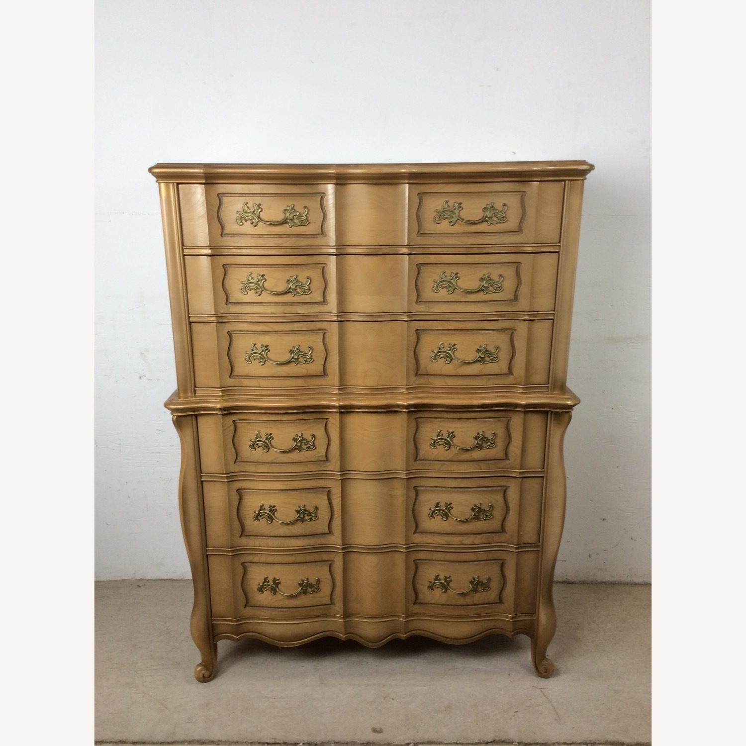 Mid Century French Provincial Highboy - image-3