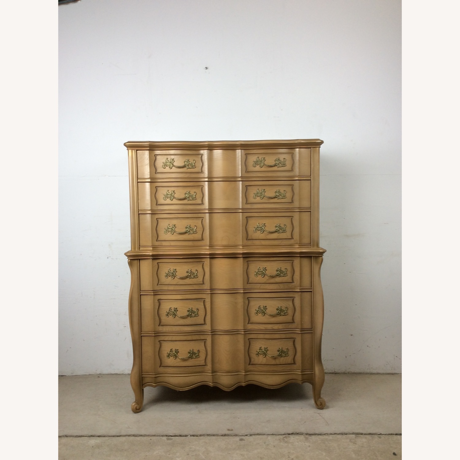 Mid Century French Provincial Highboy - image-2