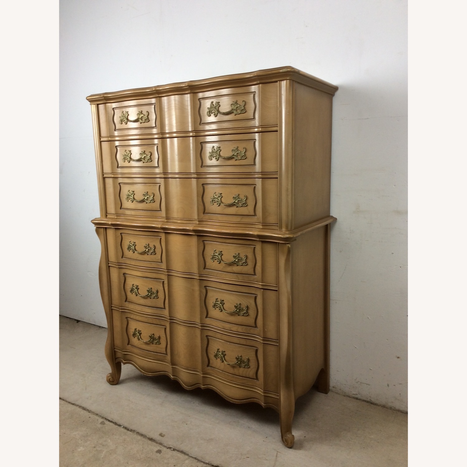 Mid Century French Provincial Highboy - image-4