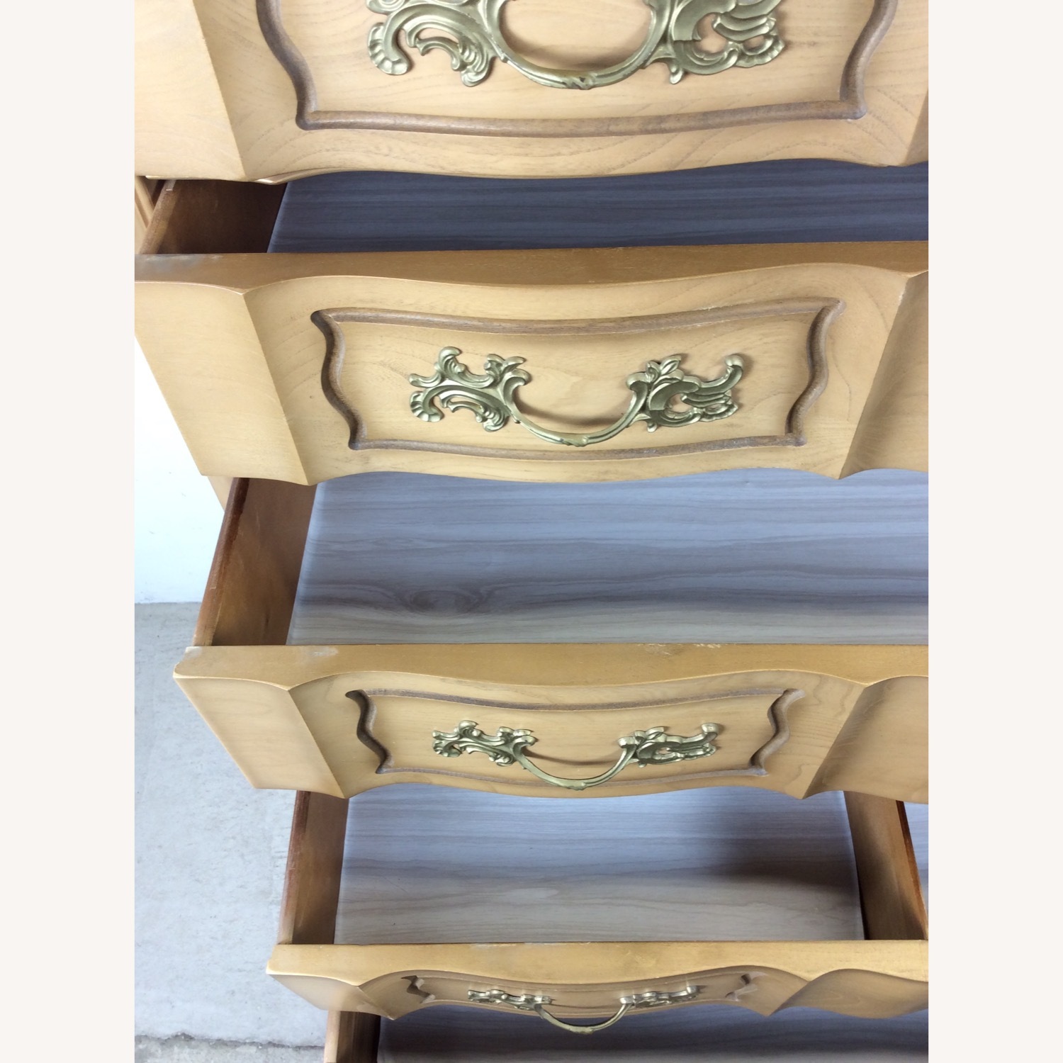Mid Century French Provincial Highboy - image-19