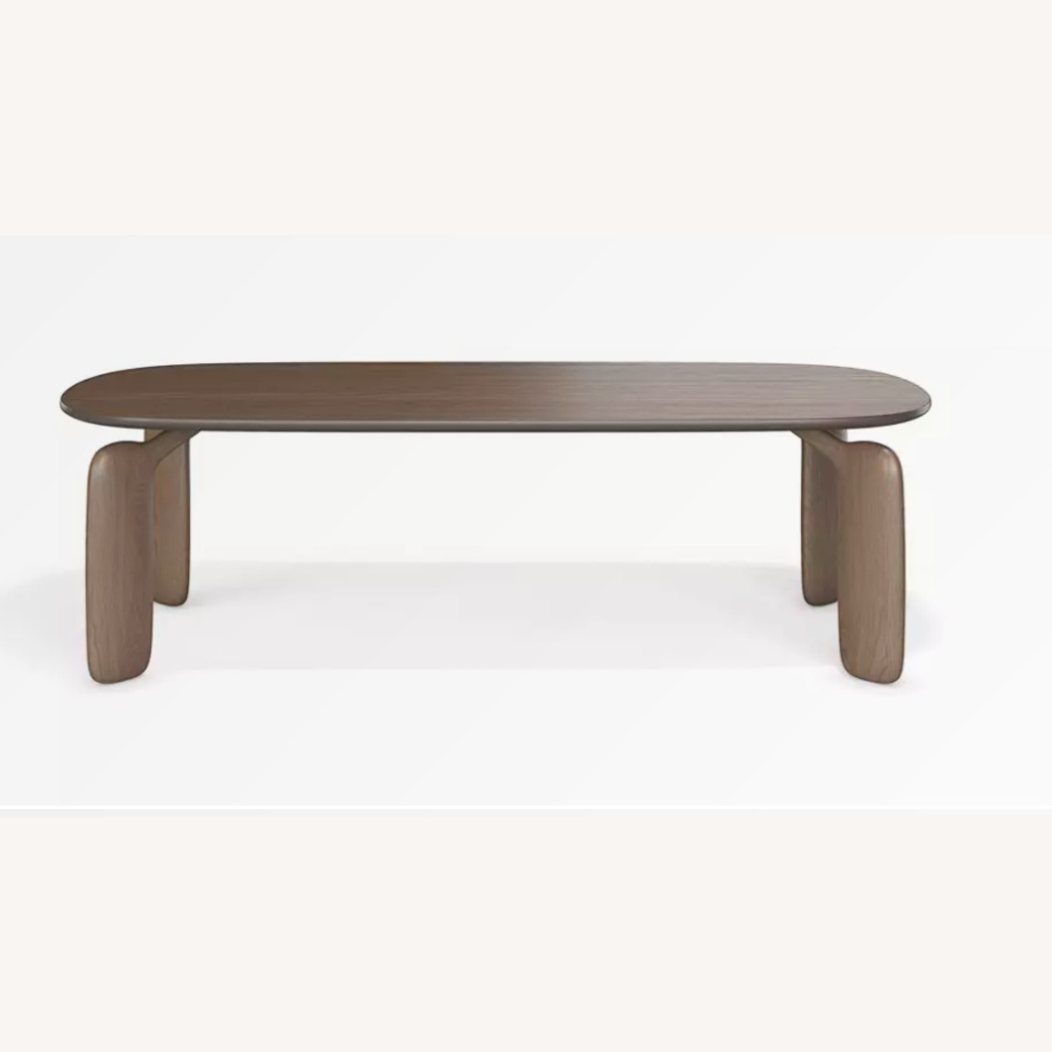Roche Bobois Pulp Dark Brown Wood Dining Table - image-5