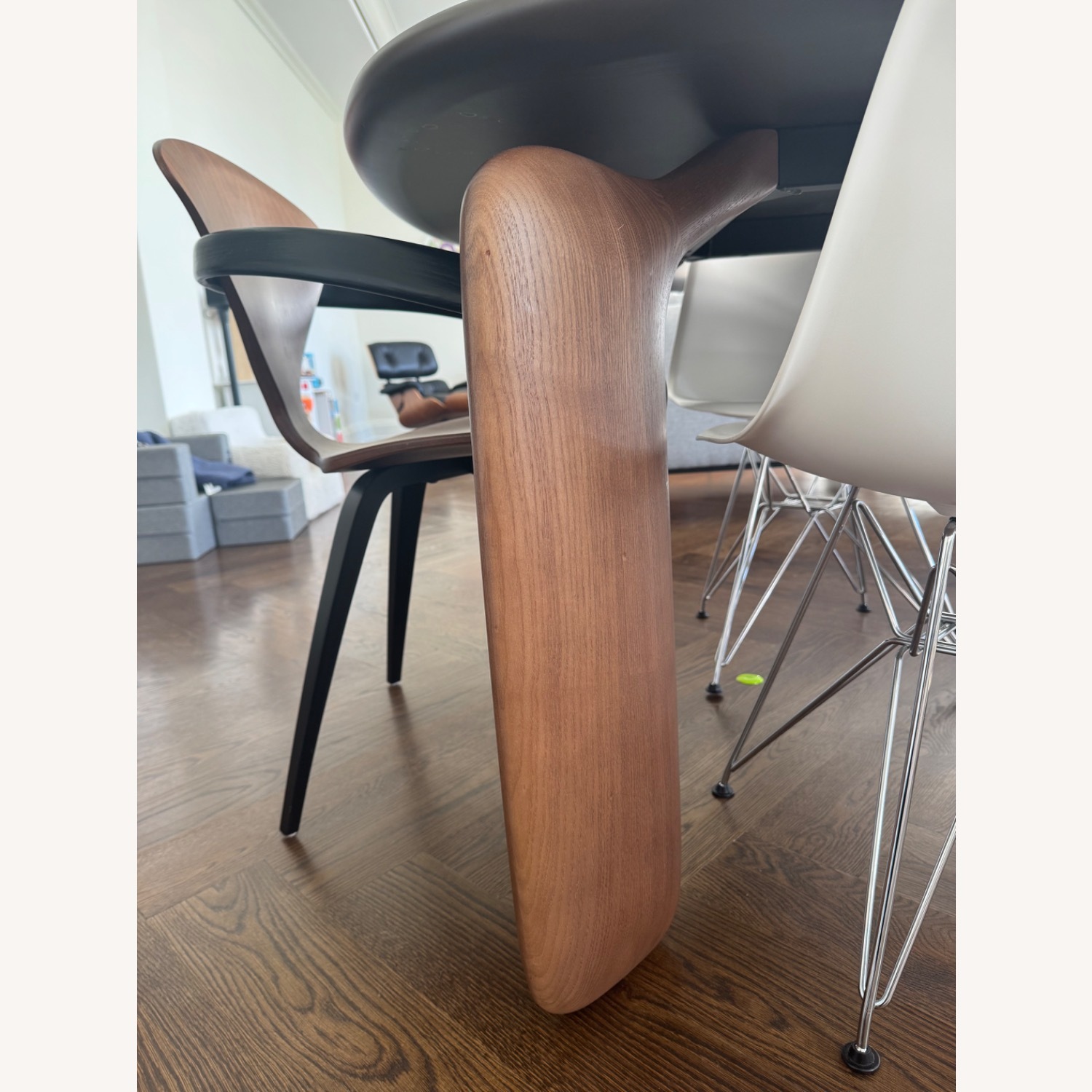 Roche Bobois Pulp Dark Brown Wood Dining Table - image-3