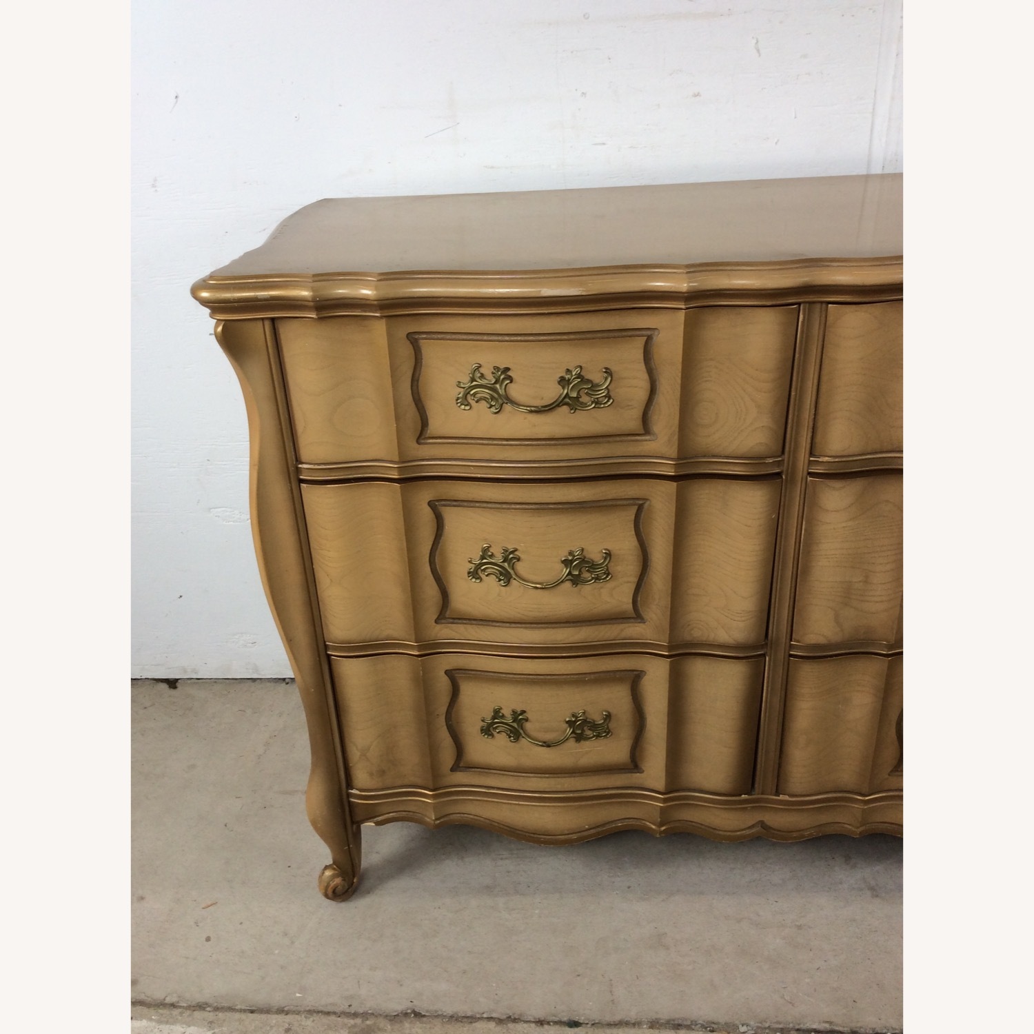 Mid Century French Provincial Lowboy Dresser - image-7
