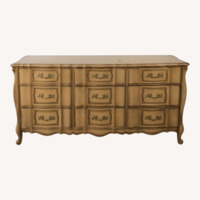 Mid Century French Provincial Lowboy Dresser