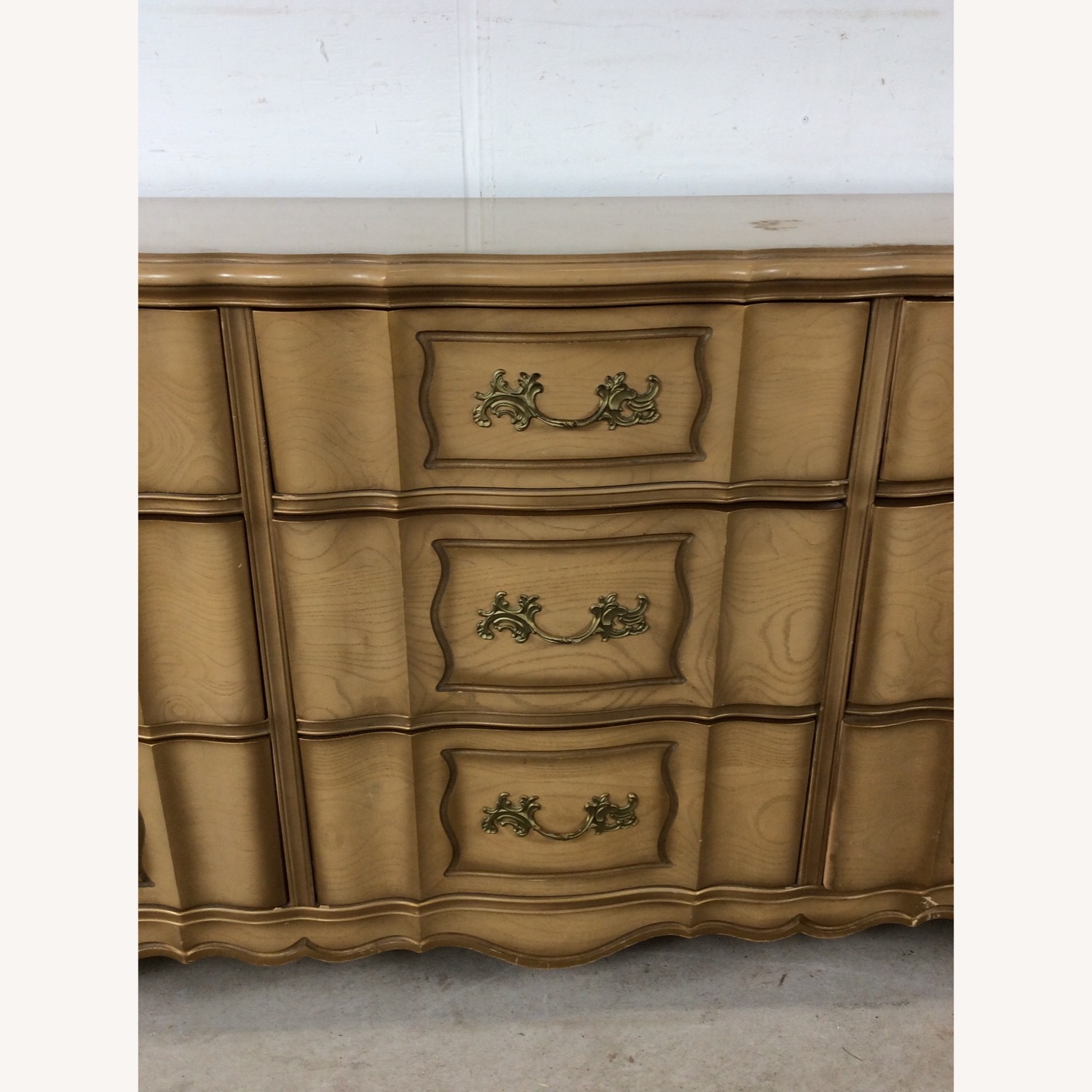 Mid Century French Provincial Lowboy Dresser - image-8