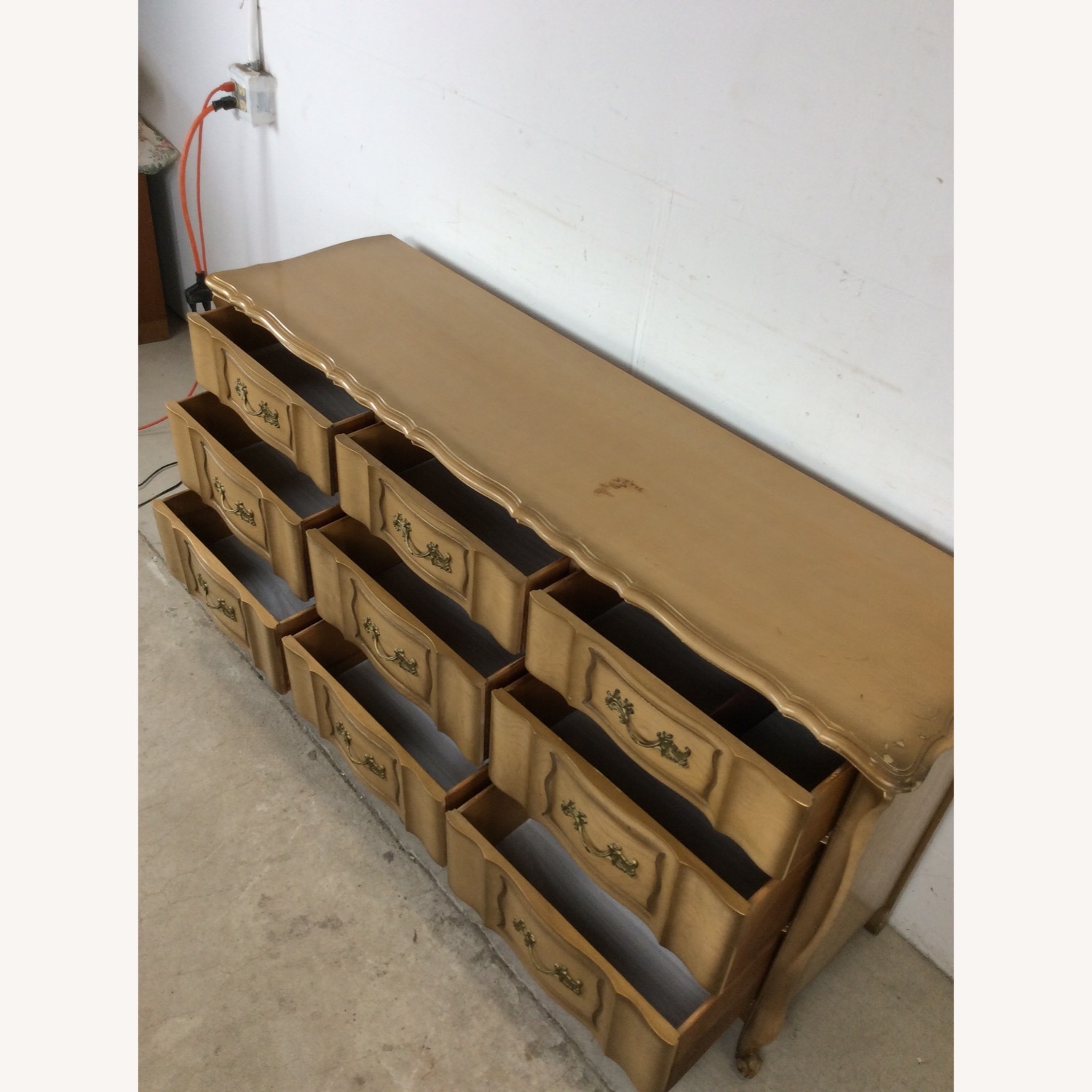 Mid Century French Provincial Lowboy Dresser - image-16